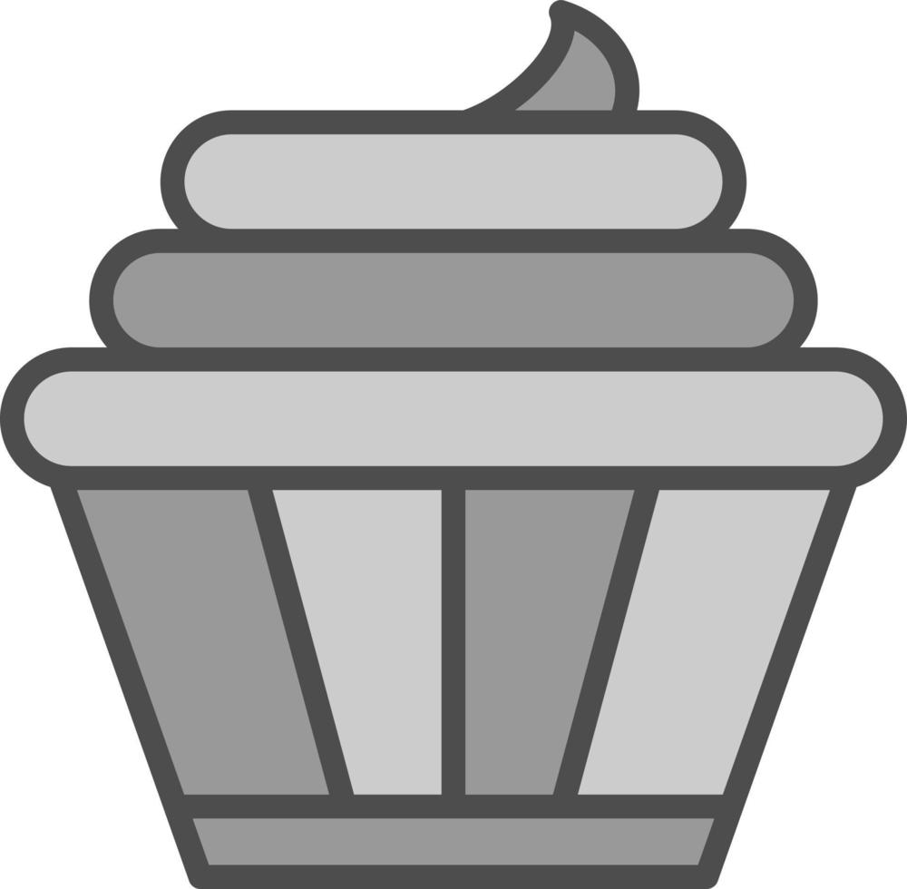 diseño de icono de vector de cupcakes