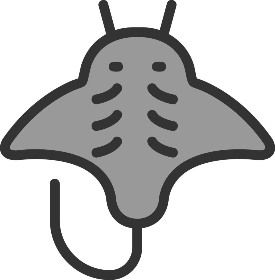 diseño de icono de vector de mantarraya