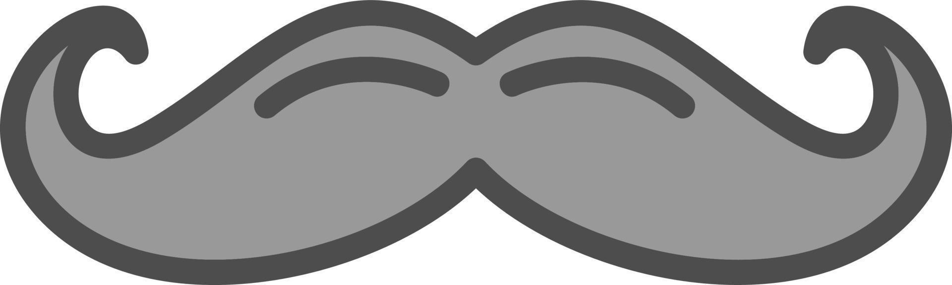 Moustache Vector Icon Design
