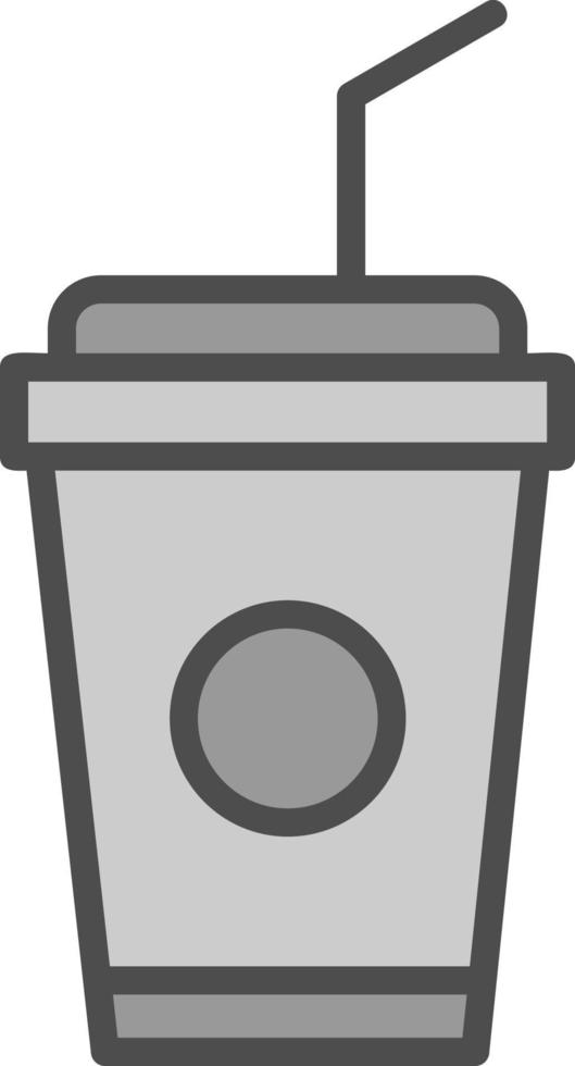 Plastic Cup Vector Icon Design