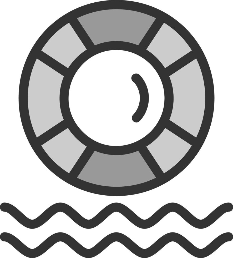 Lifebuoy Vector Icon Design