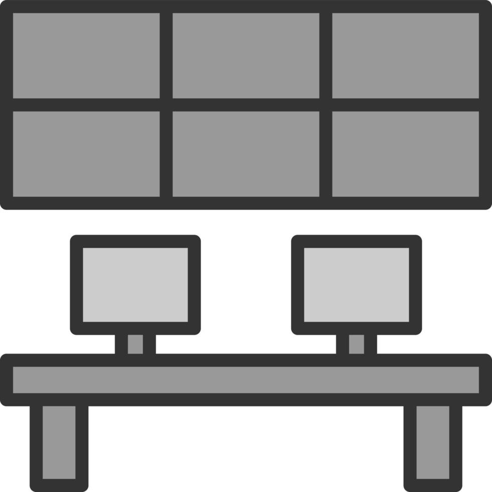 Control ROom Vector Icon Design