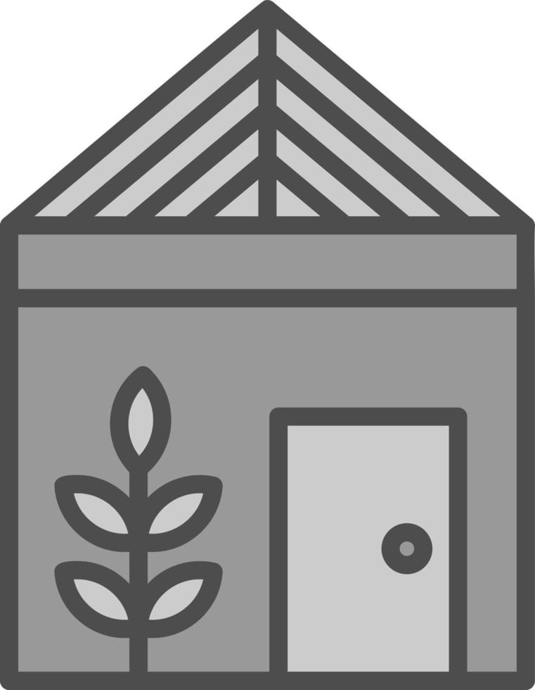 Greenhouse Vector Icon Design