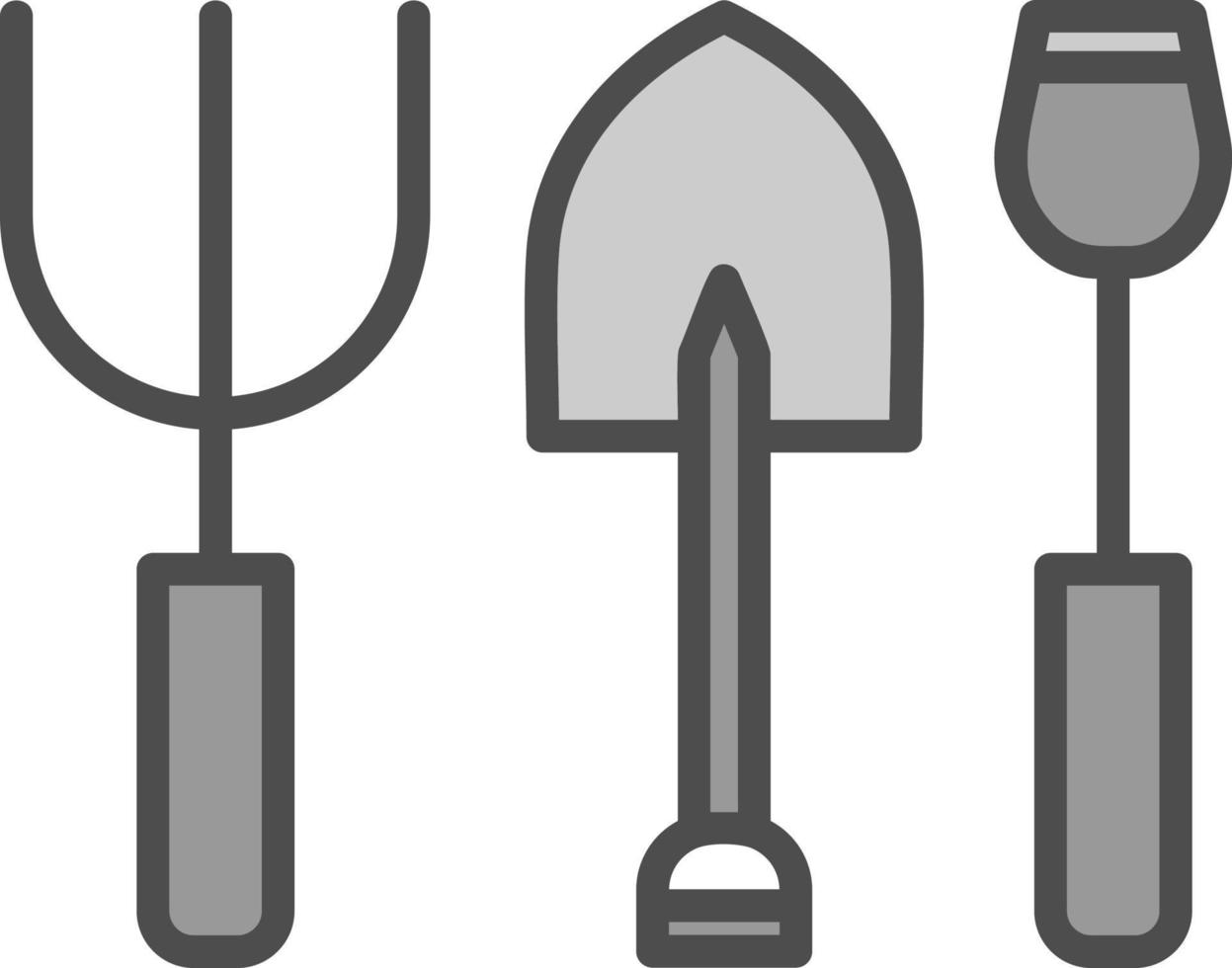 Gardening Tools Vector Icon Design