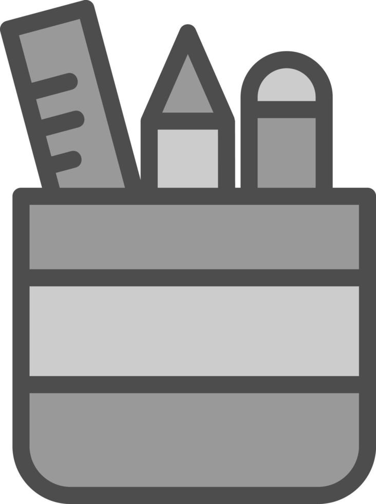 Pencil Case Vector Icon Design