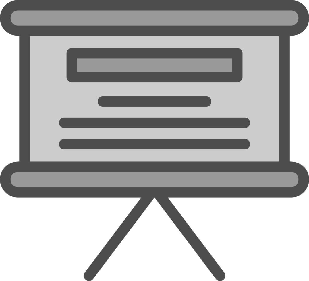 White Board Vector Icon Design