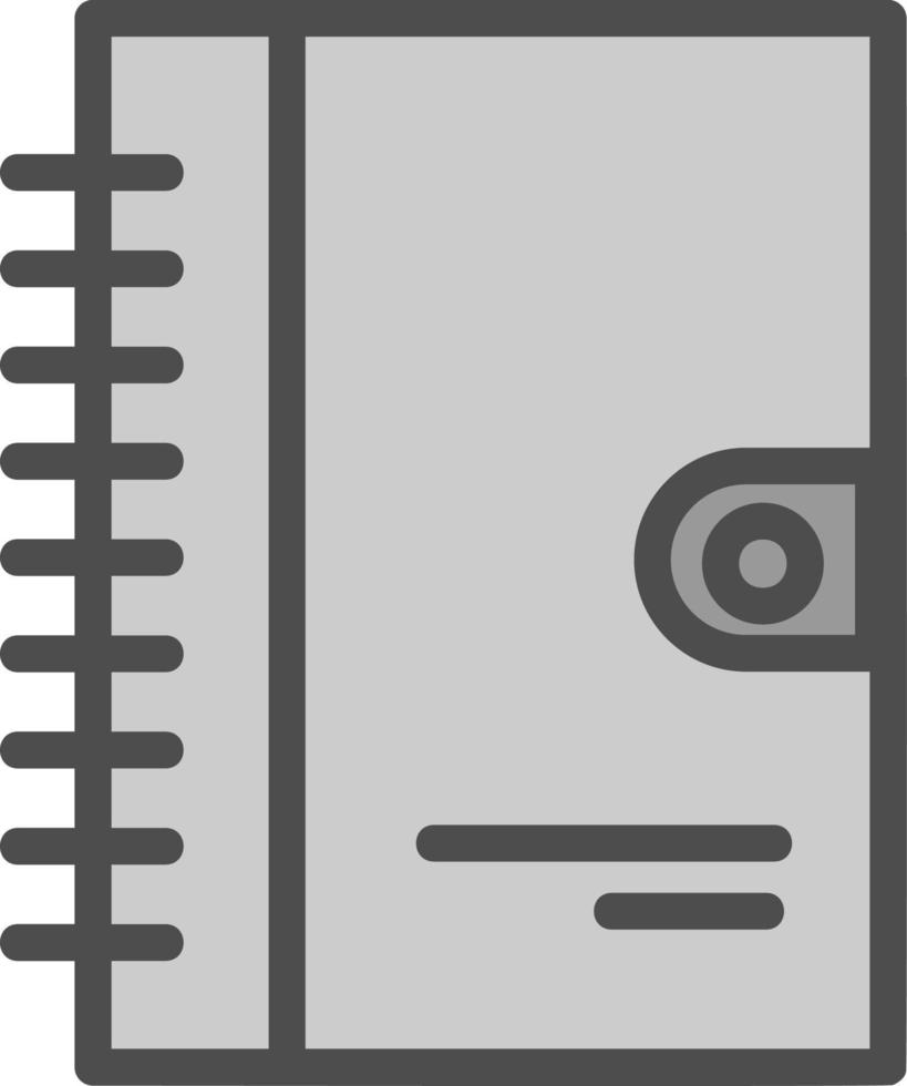 Diary Vector Icon Design