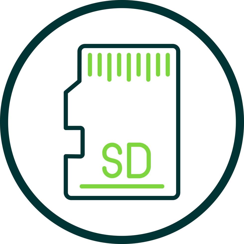Sd Card Vector Icon Design