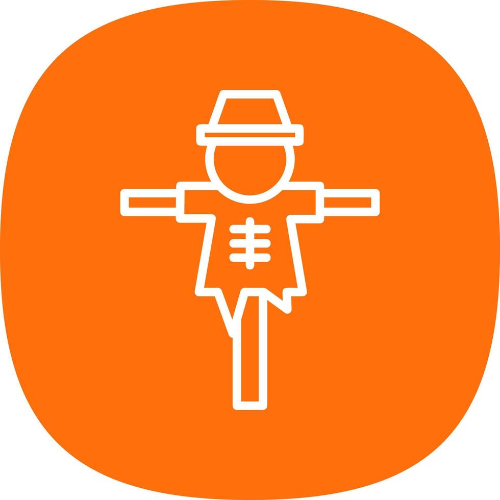 Scarecrow Vector Icon Design