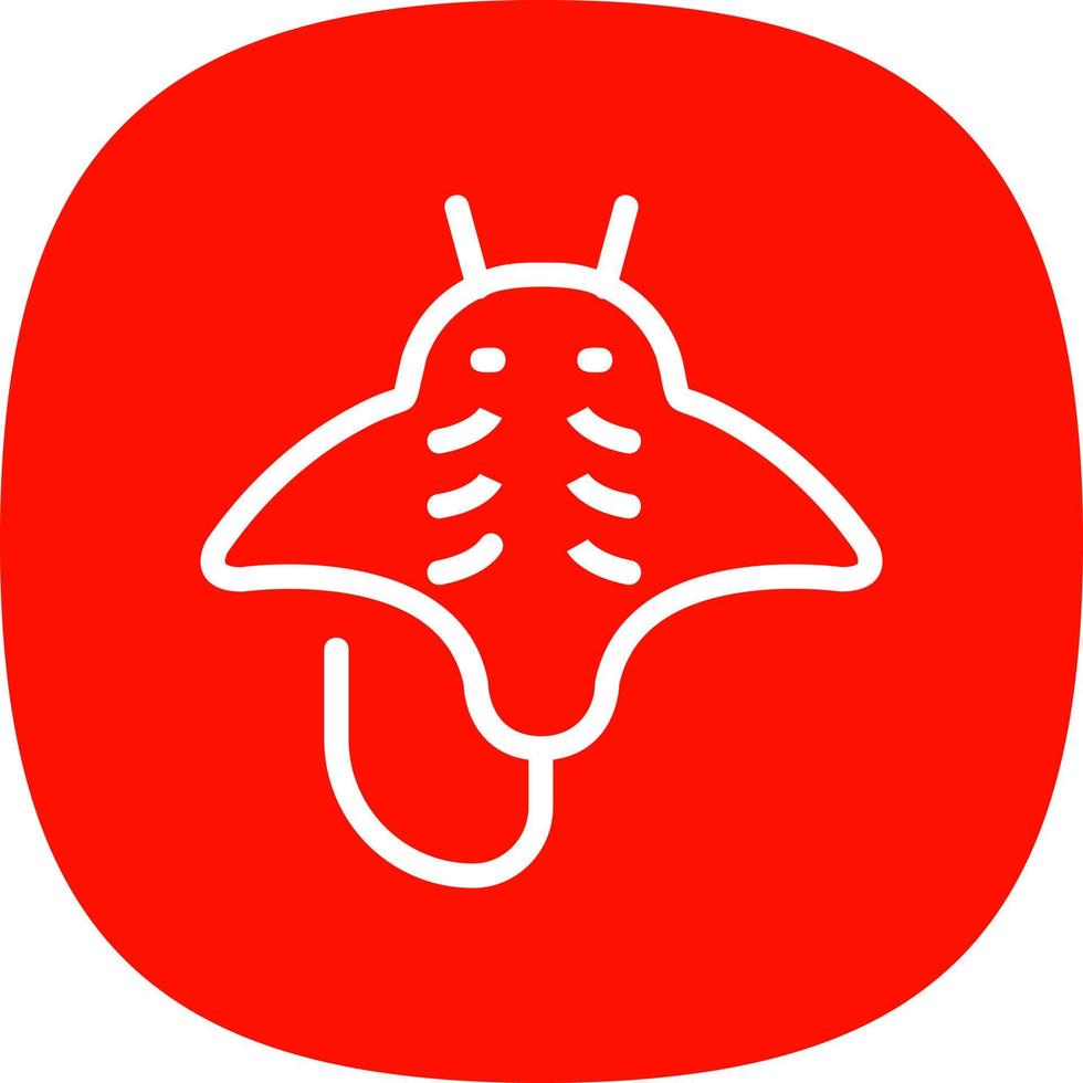 Stingray Vector Icon Design