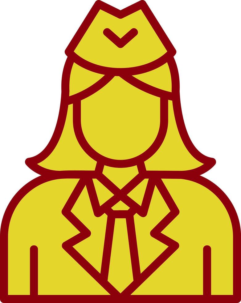 Hostess Vector Icon Design