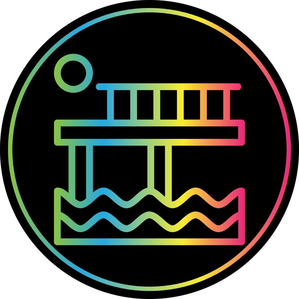 Pier Vector Icon Design