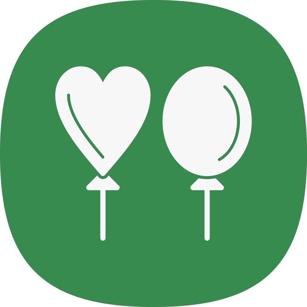 Balloons Vector Icon Design