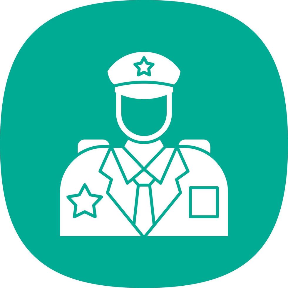 Captain Vector Icon Design