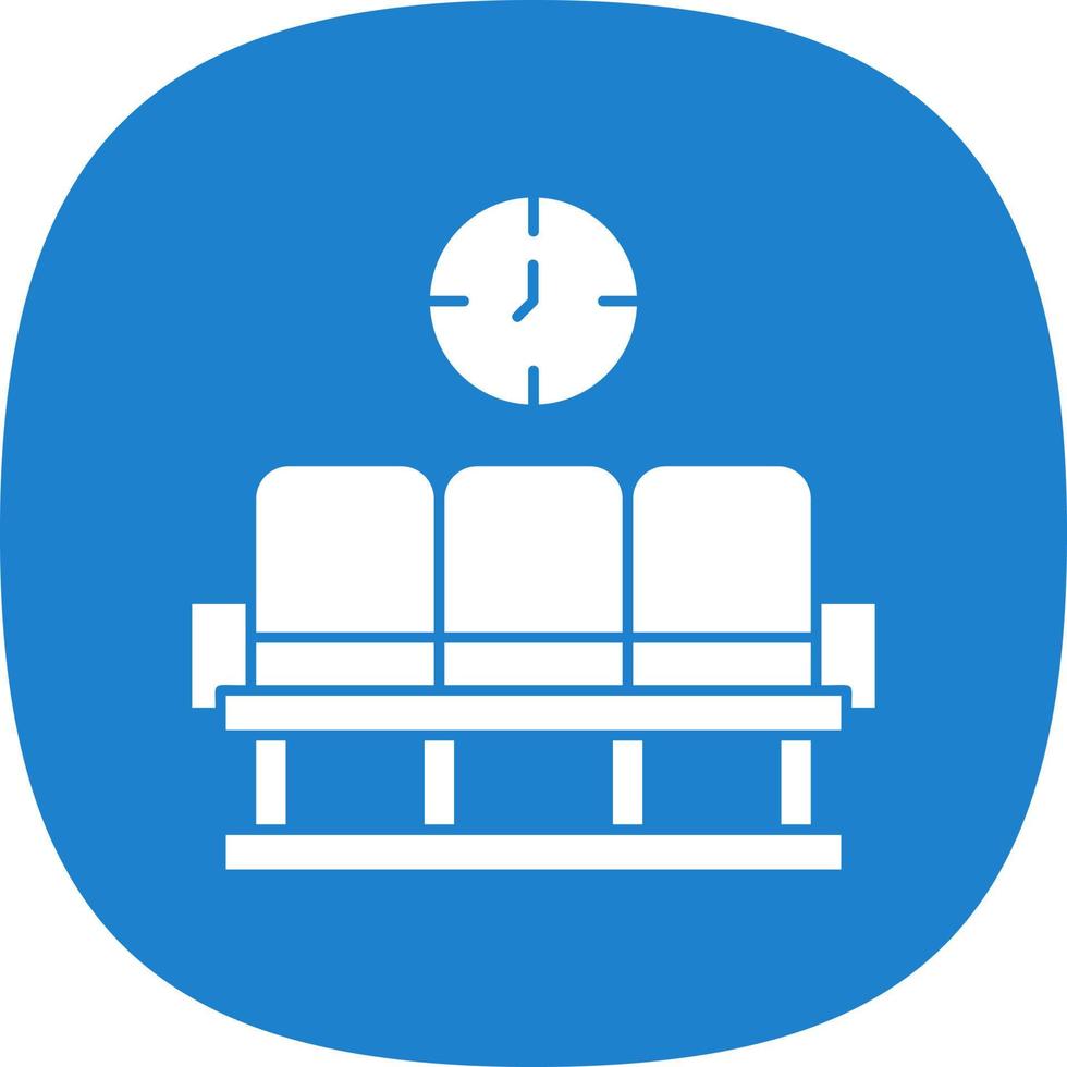 Waiting Area Vector Icon Design