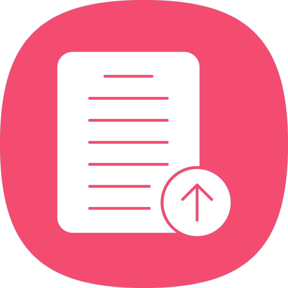 Upload FIle Vector Icon Design