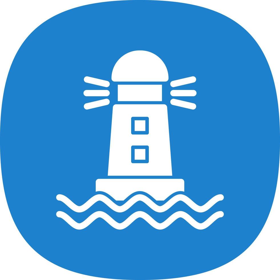 Lighthouse Vector Icon Design