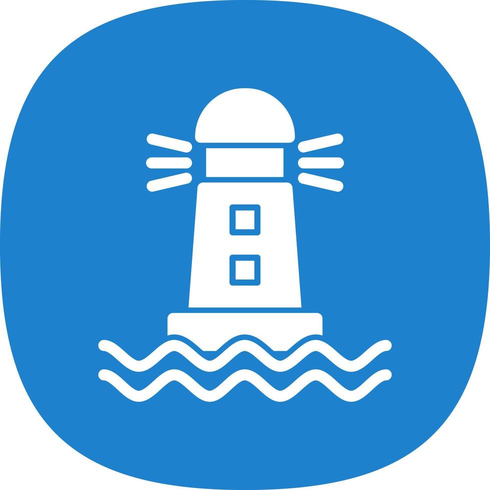 Lighthouse Vector Icon Design