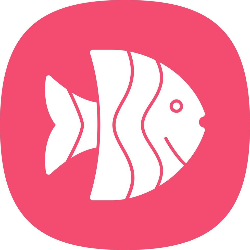 Angelfish Vector Icon Design