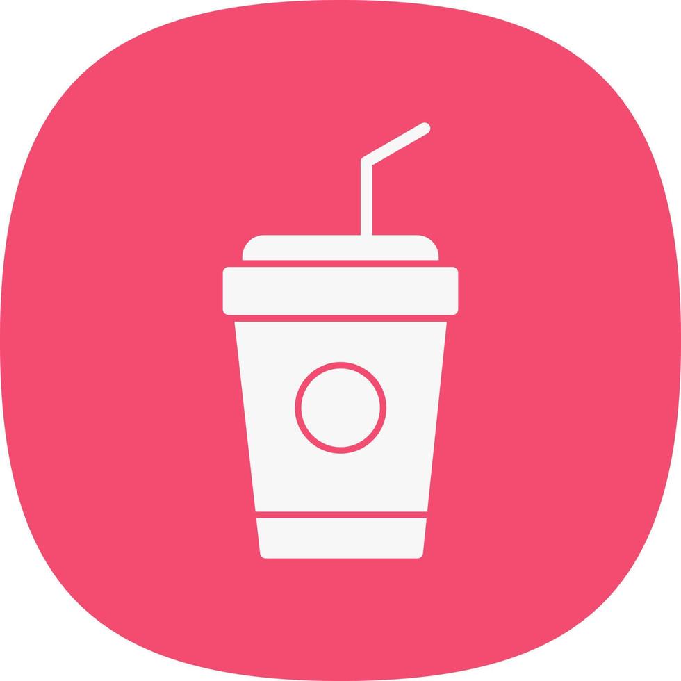 Plastic Cup Vector Icon Design