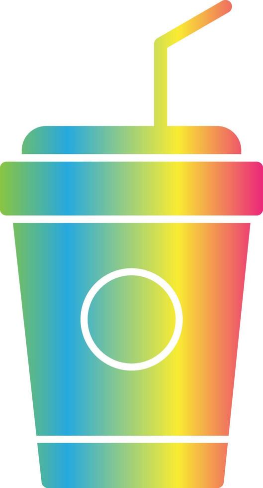 Plastic Cup Vector Icon Design