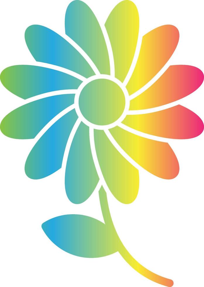 Flower Vector Icon Design