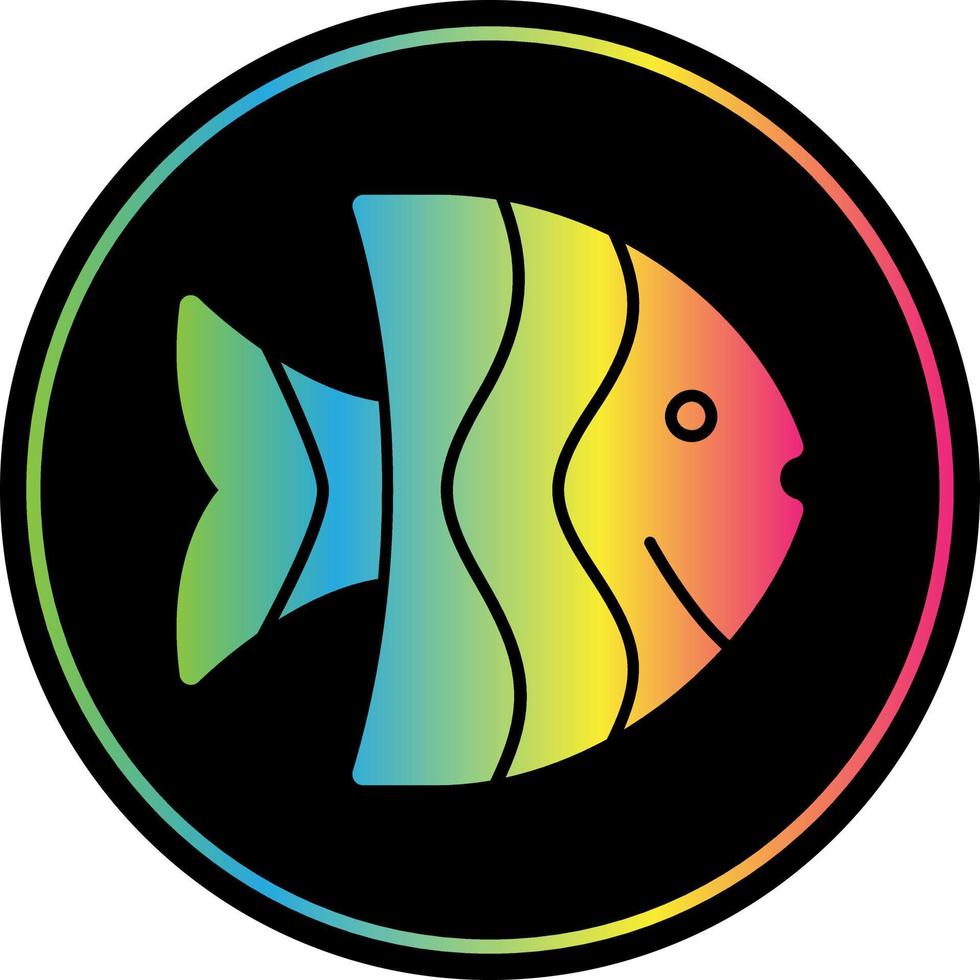 Angelfish Vector Icon Design