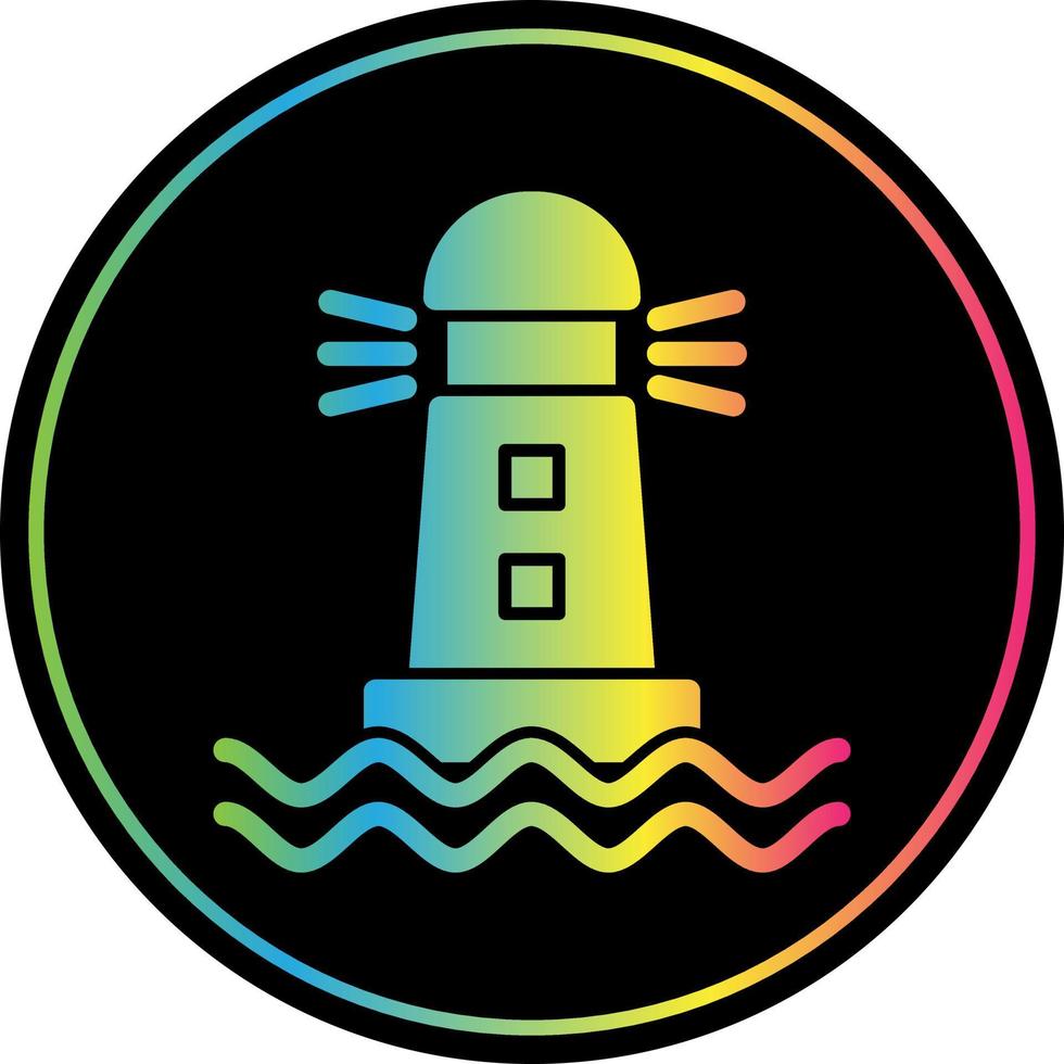 Lighthouse Vector Icon Design