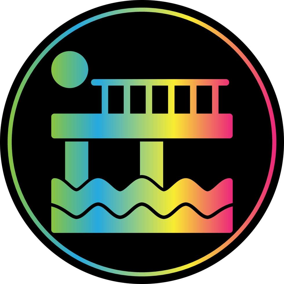 Pier Vector Icon Design