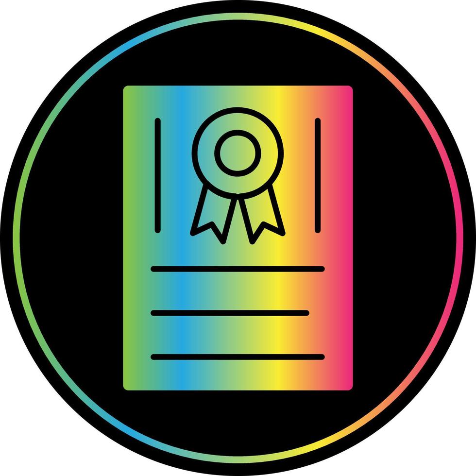 Certification Vector Icon Design