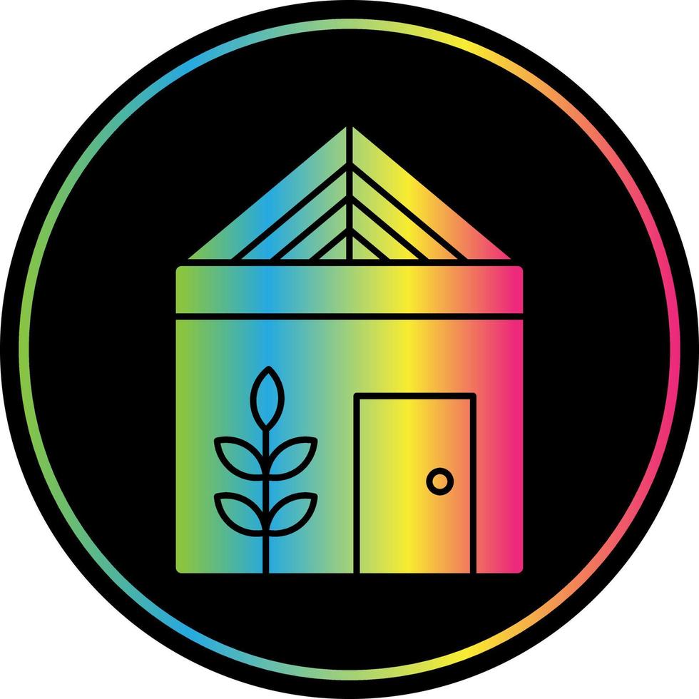 Greenhouse Vector Icon Design