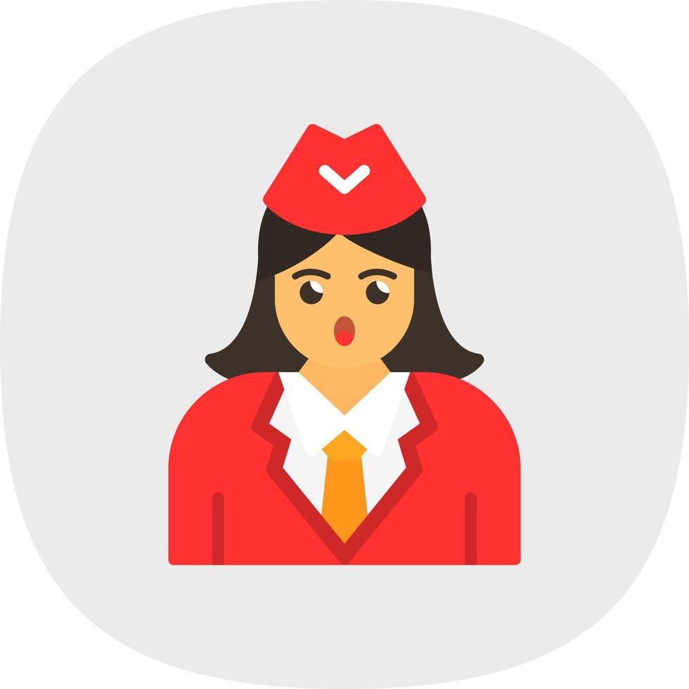Hostess Vector Icon Design
