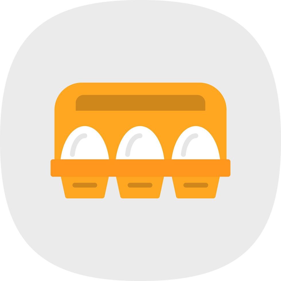 Egg Carton Vector Icon Design