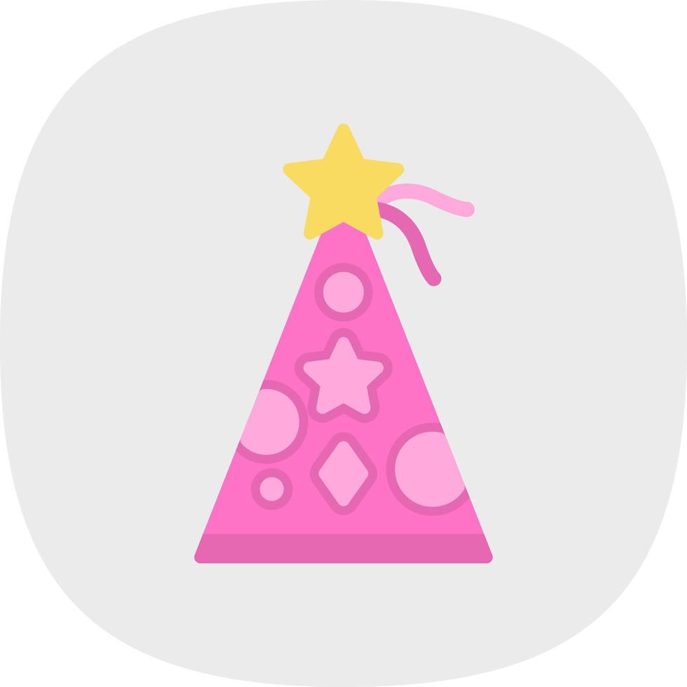 Party Hat Vector Icon Design