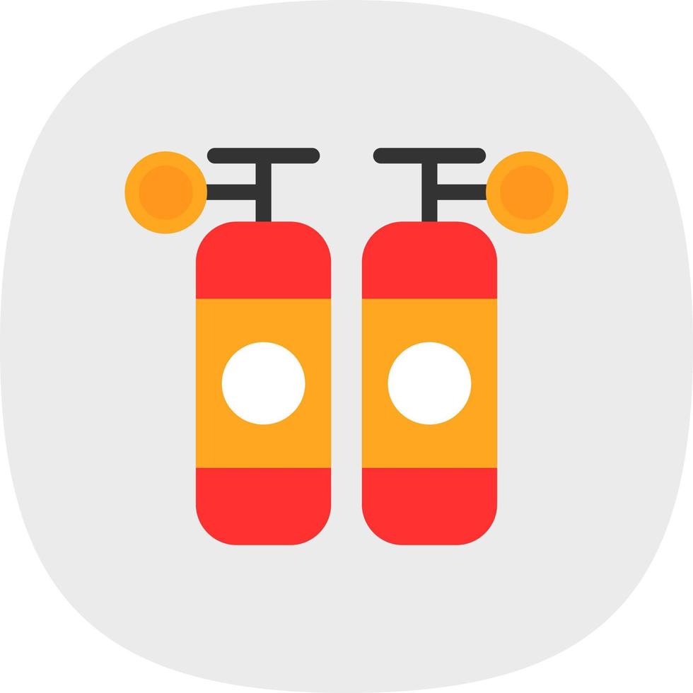 Oxygen Tanks Vector Icon Design