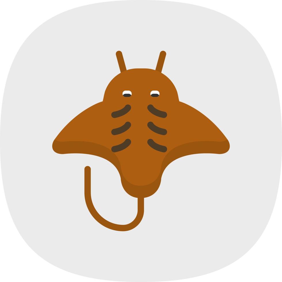 Stingray Vector Icon Design