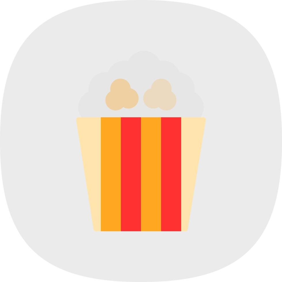 Pop Corn Vector Icon Design
