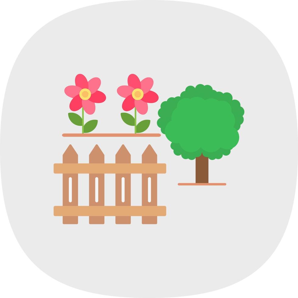 Back Garden Vector Icon Design