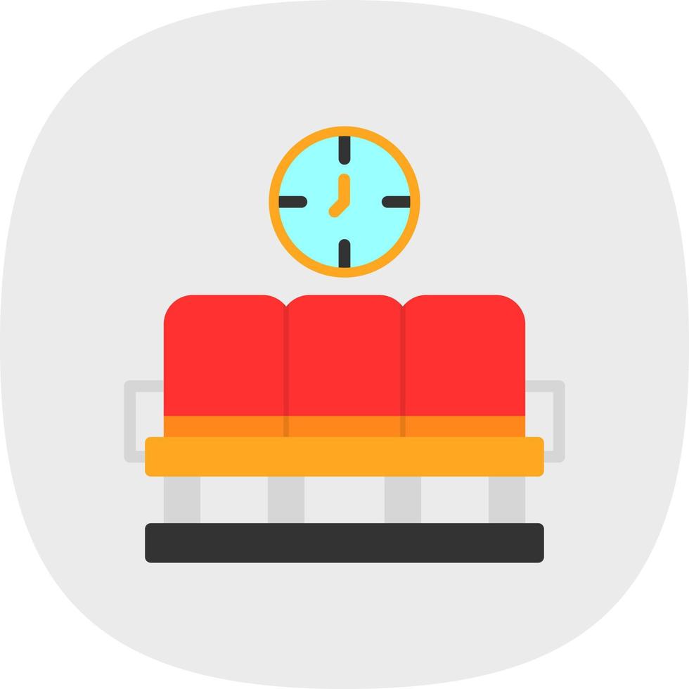 Waiting Area Vector Icon Design