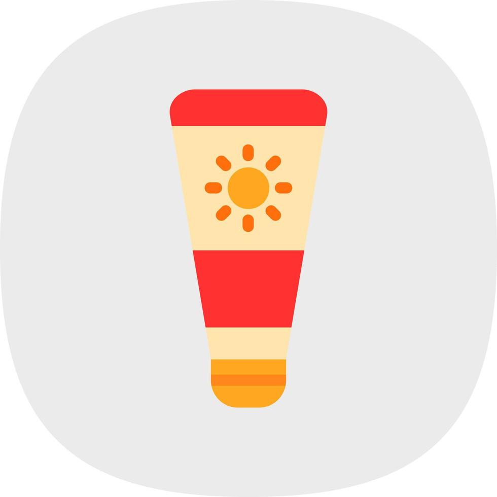 Sunscreen Vector Icon Design