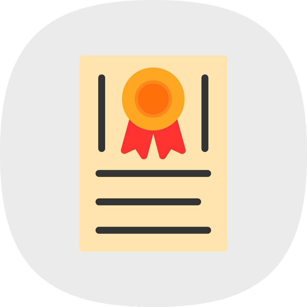 Certification Vector Icon Design