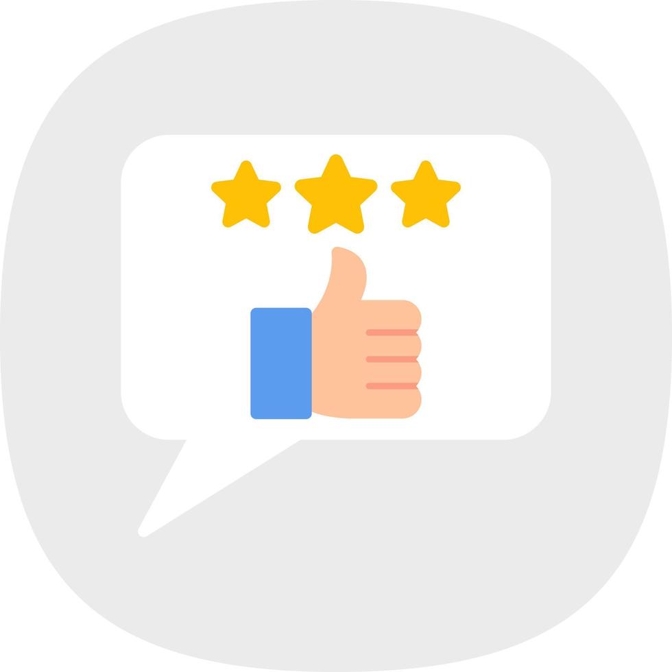 Good Feedback Vector Icon Design