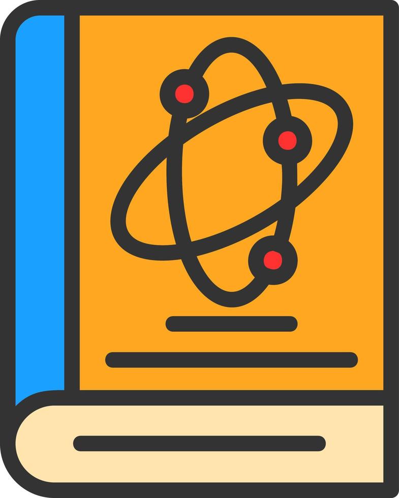 Science Book Vector Icon Design