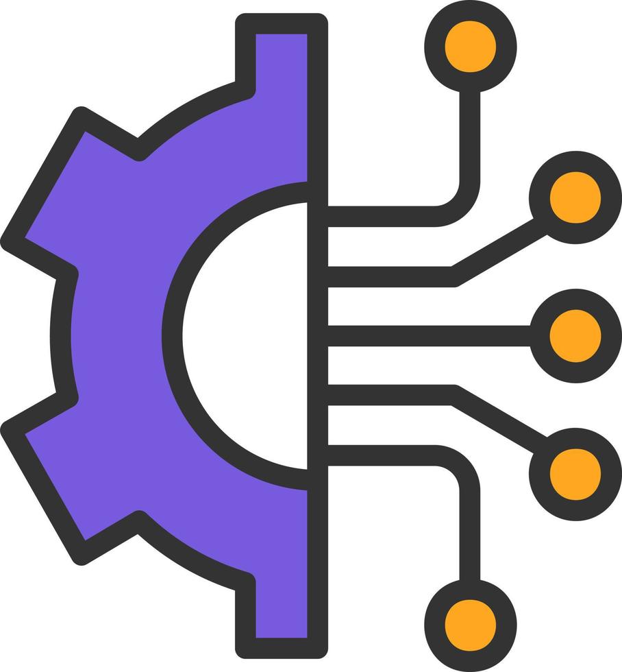 Deep Learning Vector Icon Design