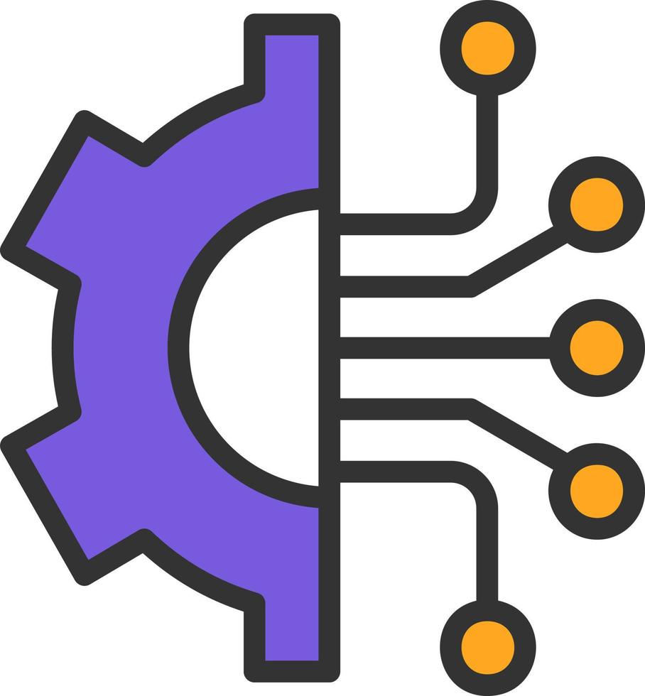 Deep Learning Vector Icon Design