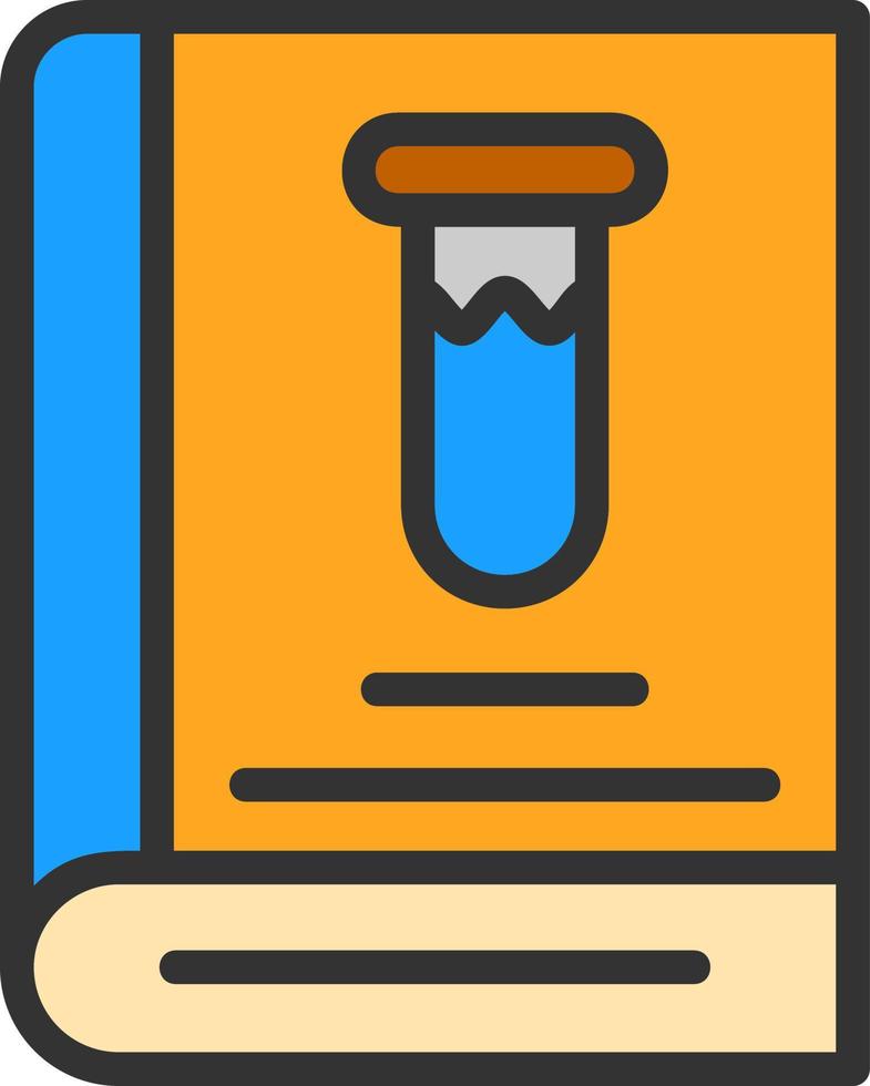 Science Book Vector Icon Design