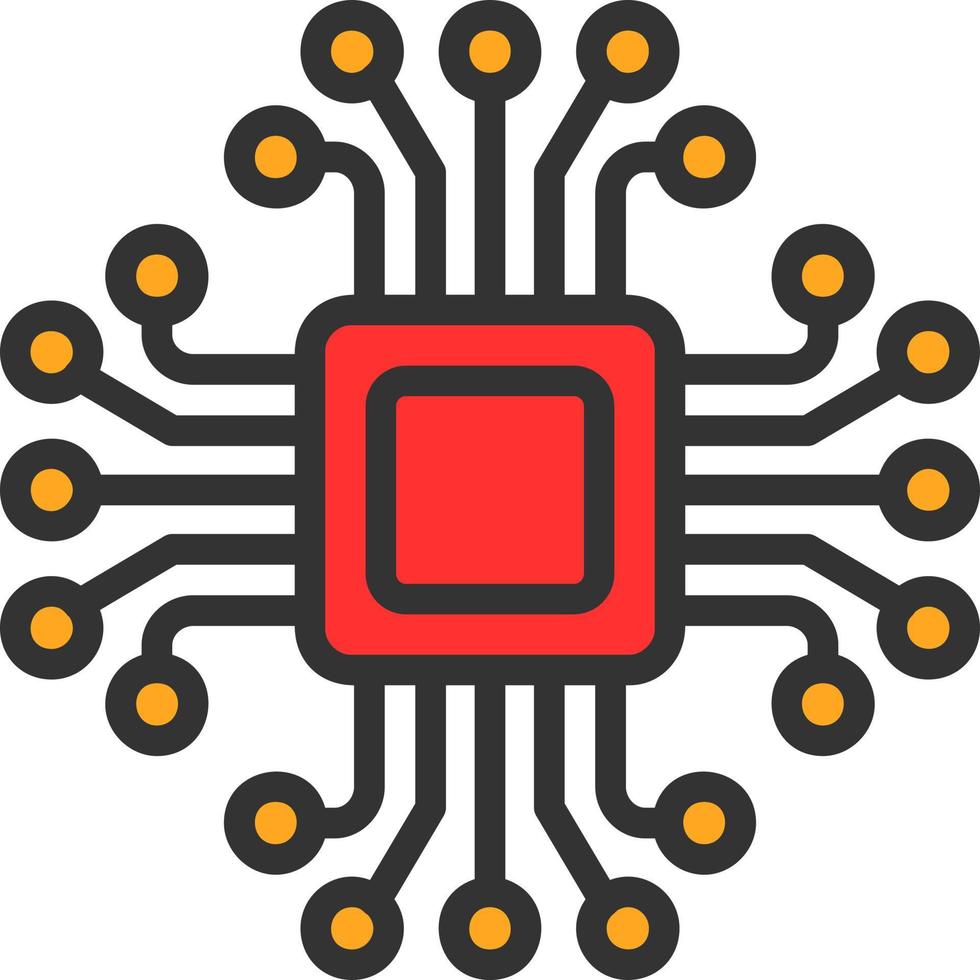 Artificial Intelligence Vector Icon Design