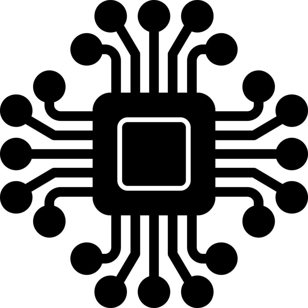 Artificial Intelligence Vector Icon Design
