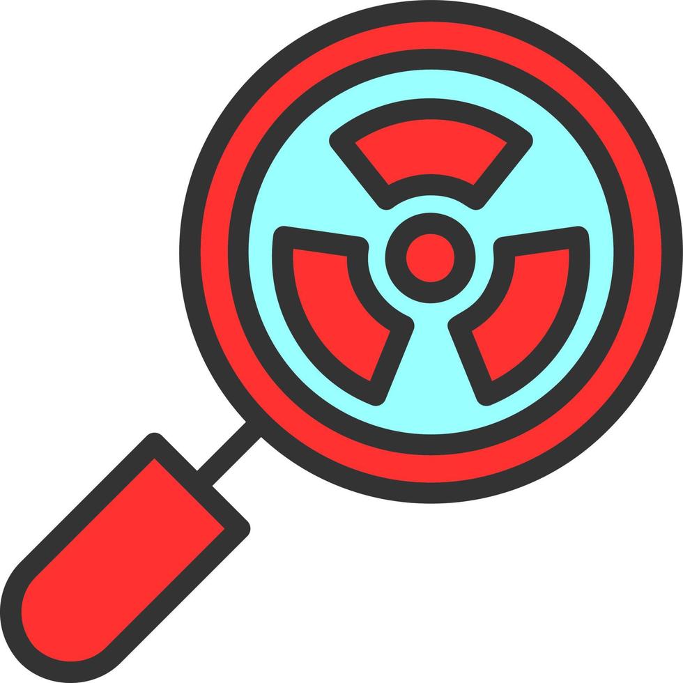 Radiation Vector Icon Design