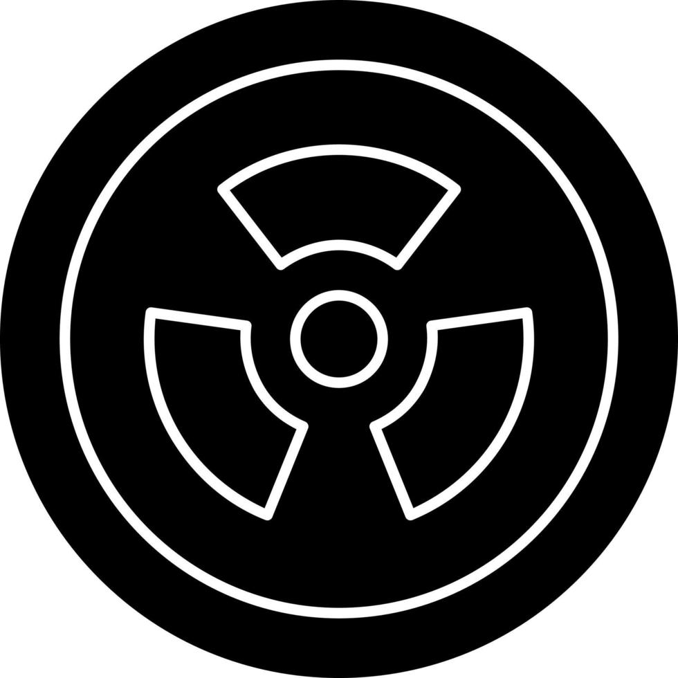 Radioactivity Vector Icon Design